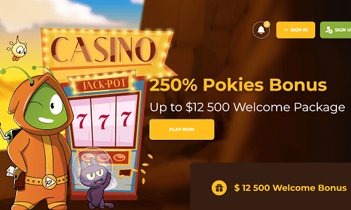 aussie play casino homepage