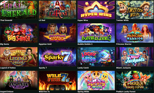 spin oasis casino games