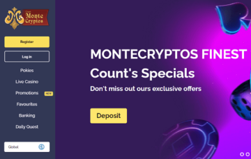 count monte crypto casino homepage