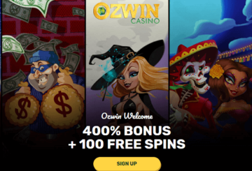 ozwin casino homepage