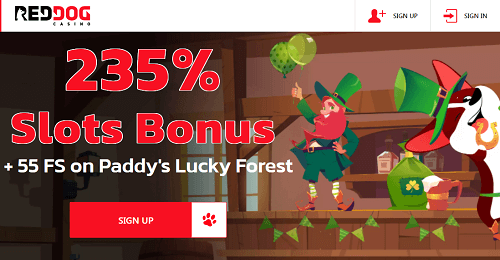 red dog casino homepage