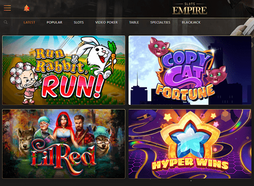 slots empire casino games