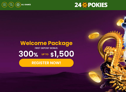 24pokies casino homepage