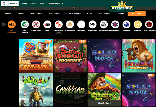 bitkingz casino games