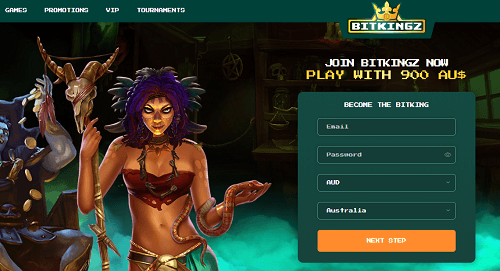 bitkingz casino homepage