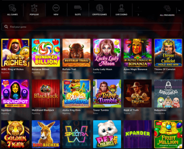 oshi casino games