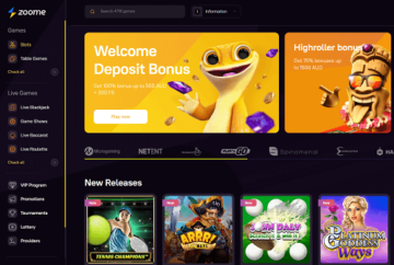 zoome casino homepage