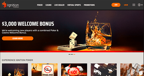 ignition casino homepage