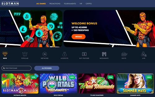 slotman casino homepage